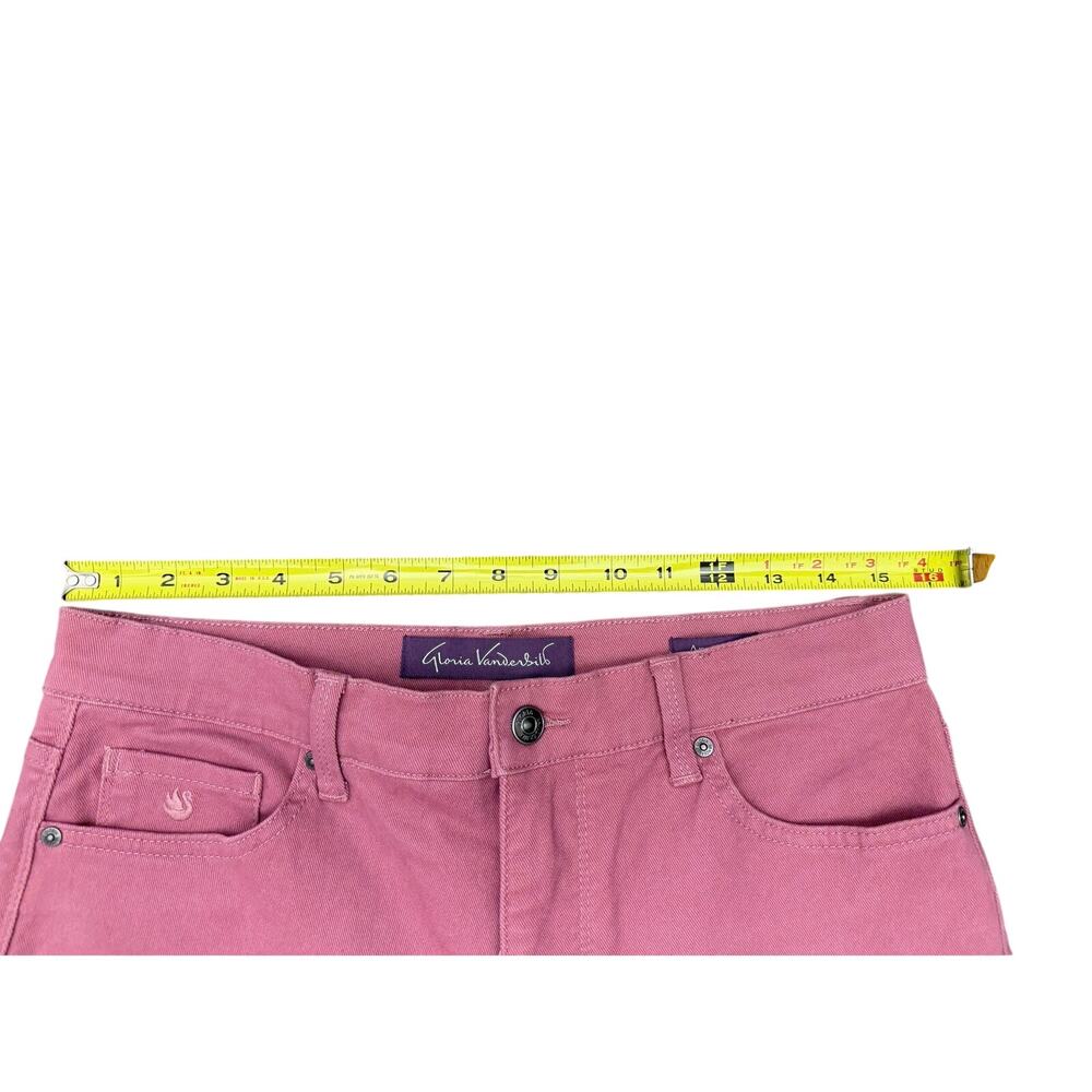 Gloria Vanderbilt Amanda Pink Jeans Women’s Size 8 - Picture 5 of 7